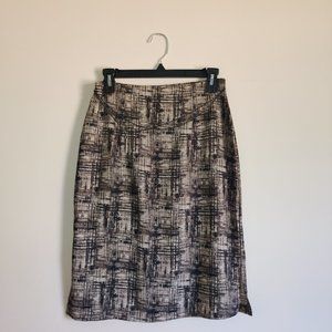 Dark brown midi skirt size M
